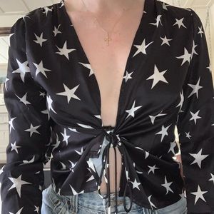 Black Long Sleeve Top